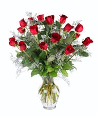 18 Red Roses for the price of 12!