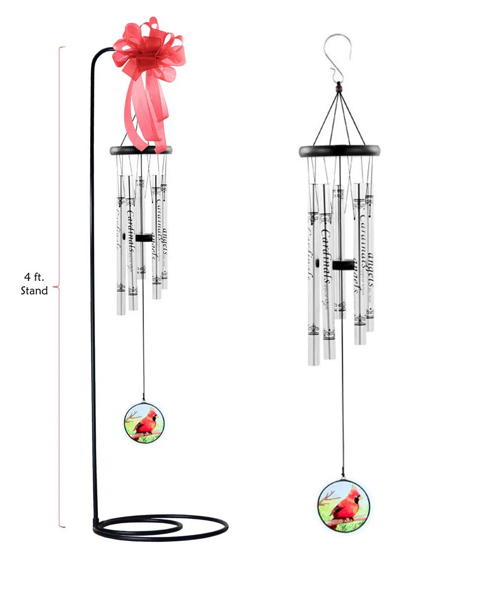 Cardinals Appear 36" Wind Chime