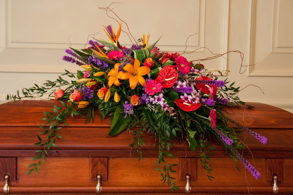 Tropical Casket Spray