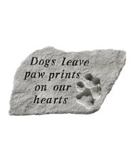 Stepping Stone: Dogs leave paw prints...