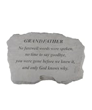 Stepping Stone: Grandfather- No farewell words...