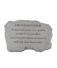 Stepping Stone: Grandmother- No farewell words...