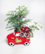 Holiday Tree Truck Planter