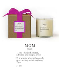 Ella B. definition candle- MOM