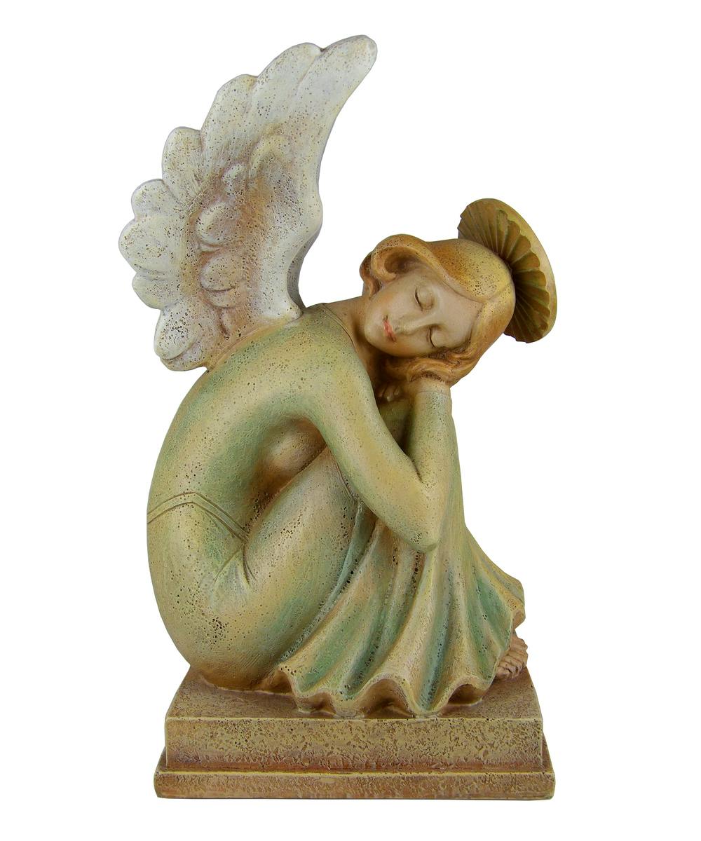 Resting Angel on Pedestal