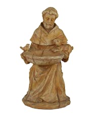 Sitting Saint Francis Figure