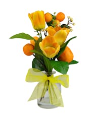 Sunny Citrus Silk Eau Clair Vase