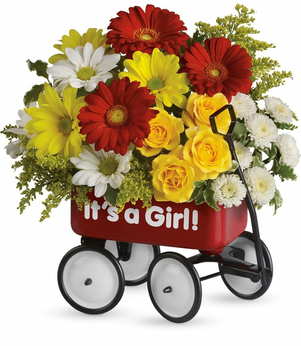 send flowers for new baby girl